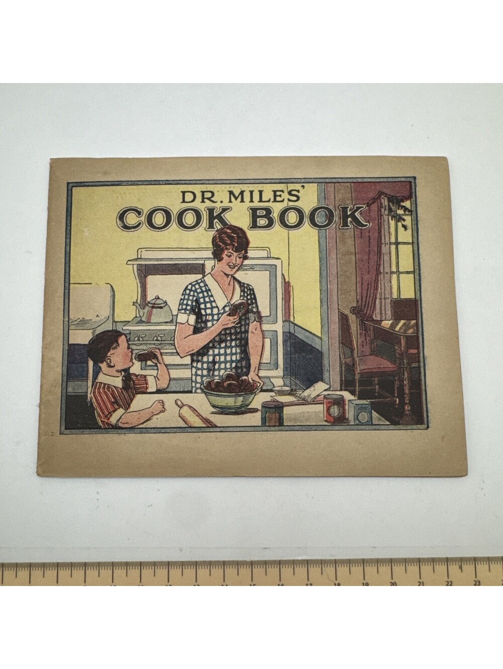 Vintage Ad Booklet Dr. Miles’ Cook Book Dr Miles' Nervine Tablets 1930's